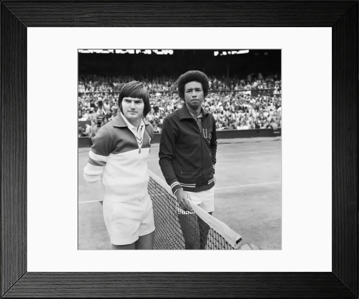 Framed Print : Arthur Robert Ashe, Jr. (July 10, 1943 - February 6, 1993) was an American World No Framed Print : Arthur Robert Ashe, Jr. (July 10, 1943 - February 6, 1993) was an American World No