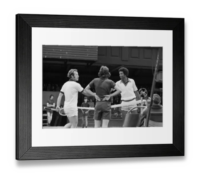 Framed Print : Arthur Robert Ashe, Jr. (July 10, 1943 - February 6, 1993) was an American World No Framed Print : Arthur Robert Ashe, Jr. (July 10, 1943 - February 6, 1993) was an American World No