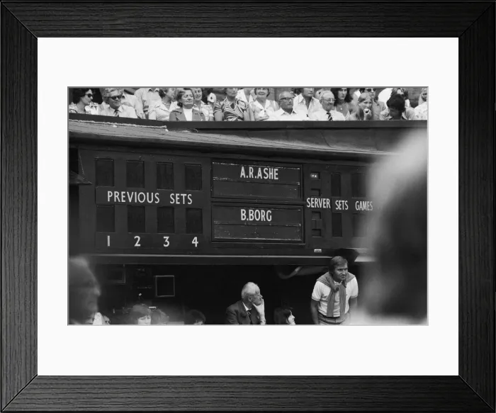 Framed Print : Arthur Robert Ashe, Jr. (July 10, 1943 - February 6, 1993) was an American World No