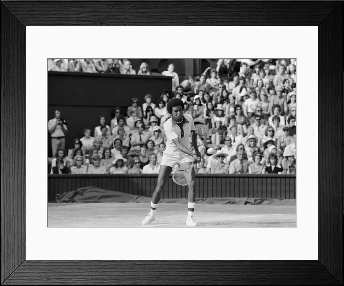 Framed Print : Arthur Robert Ashe, Jr. (July 10, 1943 - February 6, 1993) was an American World No Framed Print : Arthur Robert Ashe, Jr. (July 10, 1943 - February 6, 1993) was an American World No