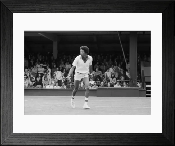 Framed Print : Arthur Robert Ashe, Jr. (July 10, 1943 - February 6, 1993) was an American World No Framed Print : Arthur Robert Ashe, Jr. (July 10, 1943 - February 6, 1993) was an American World No