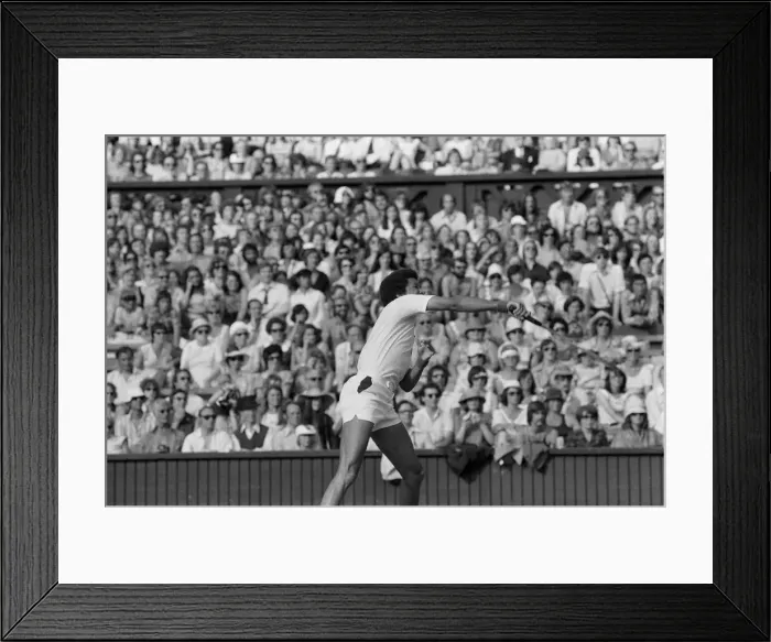 Framed Print : Arthur Robert Ashe, Jr. (July 10, 1943 - February 6, 1993) was an American World No Framed Print : Arthur Robert Ashe, Jr. (July 10, 1943 - February 6, 1993) was an American World No