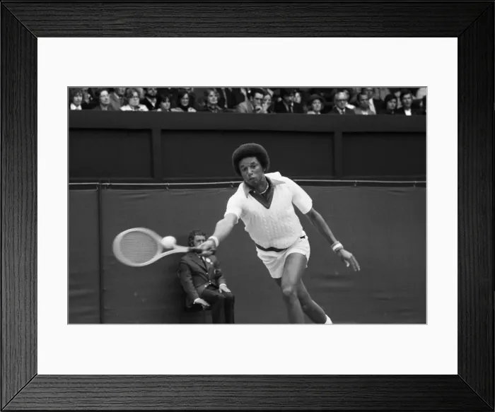 Framed Print : Arthur Robert Ashe, Jr. (July 10, 1943 - February 6, 1993) was an American World No Framed Print : Arthur Robert Ashe, Jr. (July 10, 1943 - February 6, 1993) was an American World No