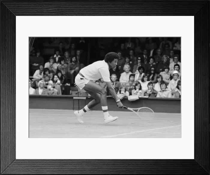 Framed Print : Arthur Robert Ashe, Jr. (July 10, 1943 - February 6, 1993) was an American World No