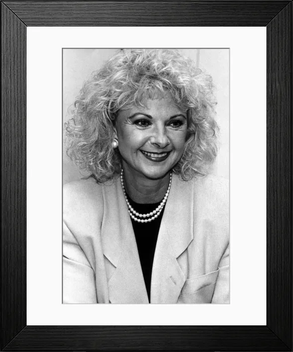 Framed Print : Mandy Rice-Davies, a former model and showgirl best known for her association with Framed Print : Mandy Rice-Davies, a former model and showgirl best known for her association with