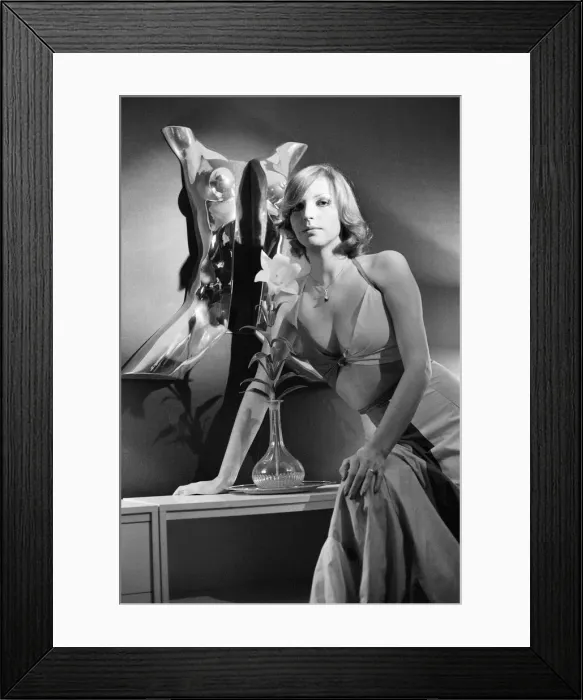 Framed Print : Geschi Fengler, German Top Model, aged 29 years old. 26th October 1974 Framed Print : Geschi Fengler, German Top Model, aged 29 years old. 26th October 1974