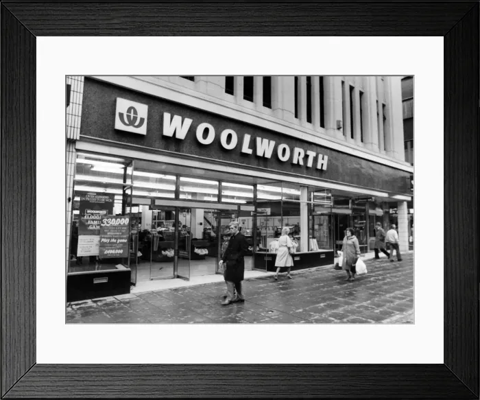 Framed Print : Woolworth Department Store, Northumberland Street, Newcastle, 4th August 1984 Framed Print : Woolworth Department Store, Northumberland Street, Newcastle, 4th August 1984