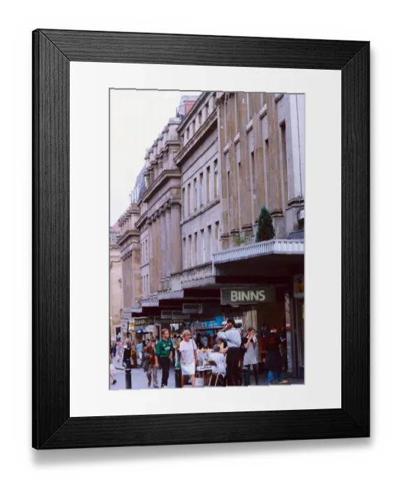 Framed Print : Binns Department Store, Newcastle, 24th September 1994 Framed Print : Binns Department Store, Newcastle, 24th September 1994