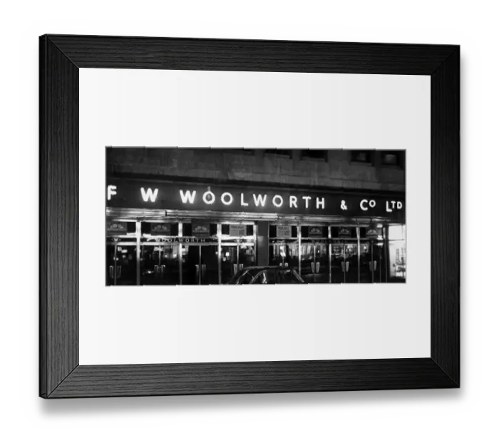 Framed Print : Woolworth Department Store, Clayton Street, Newcastle, 13th February 1963 Framed Print : Woolworth Department Store, Clayton Street, Newcastle, 13th February 1963