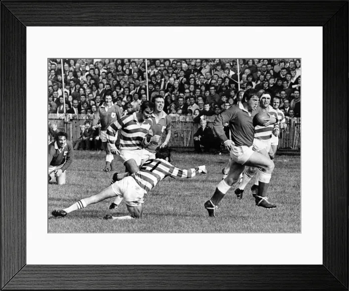 Framed Print : Wales v Canada rugby match at Cardiff Arms Park. Barry Llewelyn (Llanelli