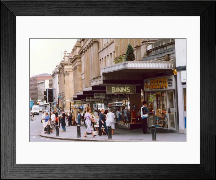 Framed Print : Binns Department Store, Newcastle, 17th August 1994 Framed Print : Binns Department Store, Newcastle, 17th August 1994