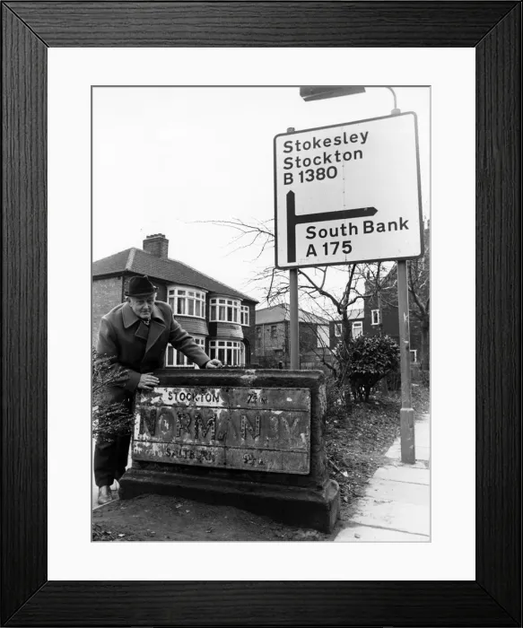 Framed Print : Normanby is in danger of disappearing as quickly as its solitary crumbling road sign Framed Print : Normanby is in danger of disappearing as quickly as its solitary crumbling road sign