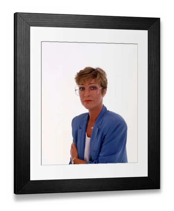 Framed Print : Actress Anne Kirkbride January 1999 who plays the character Deirdre Rachid in Framed Print : Actress Anne Kirkbride January 1999 who plays the character Deirdre Rachid in