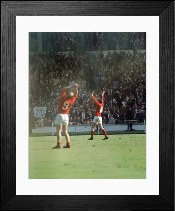 Framed Print : 1966 World Cup Final at Wembley Stadium. England 4 v West Germany 2 after extra Framed Print : 1966 World Cup Final at Wembley Stadium. England 4 v West Germany 2 after extra