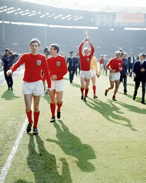 1966 World Cup Final at Wembley Stadium. England 4 v West Germany 2 after extra