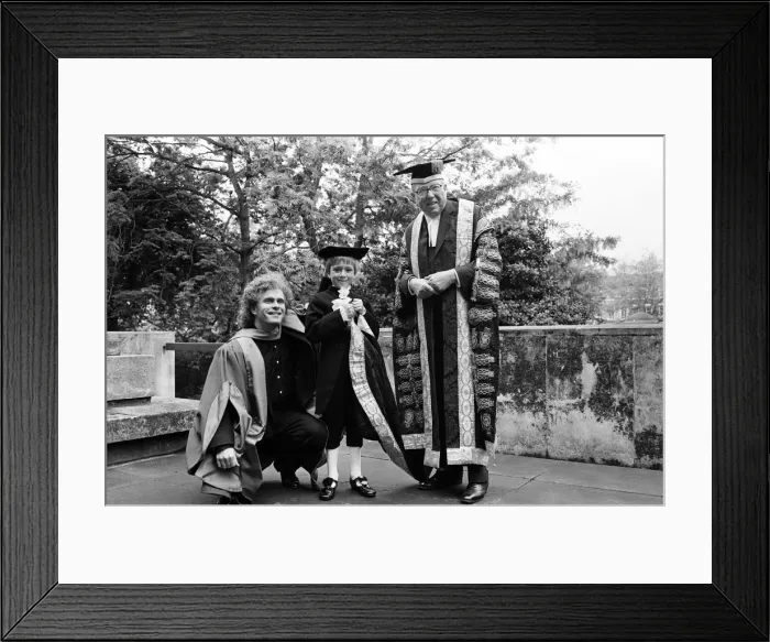 Framed Print : Simon Rattle in Liverpool to receive his honorary degree Framed Print : Simon Rattle in Liverpool to receive his honorary degree