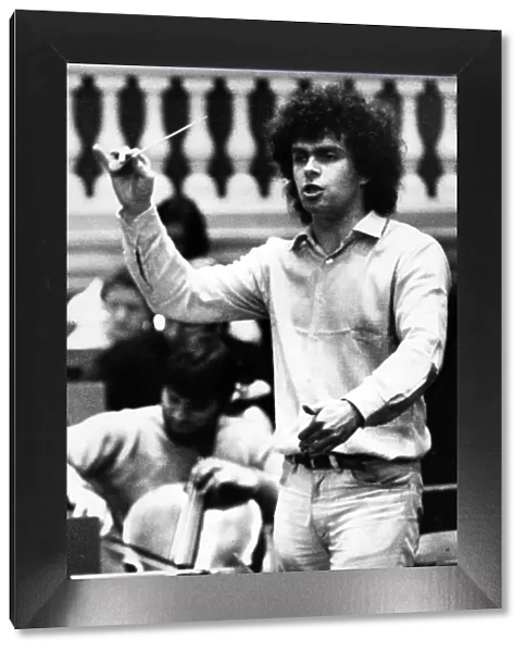 Conductor Simon Rattle, 19th February 1987