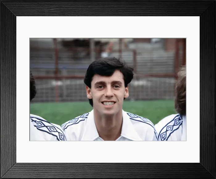 Framed Print : Bolton Wanderers footballer David Burke poses for a portrait during a pre-season