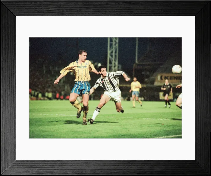 Framed Print : West Brom 2-4 Birmingham City, League match at The Hawthorns, Wednesday 27th April 1994