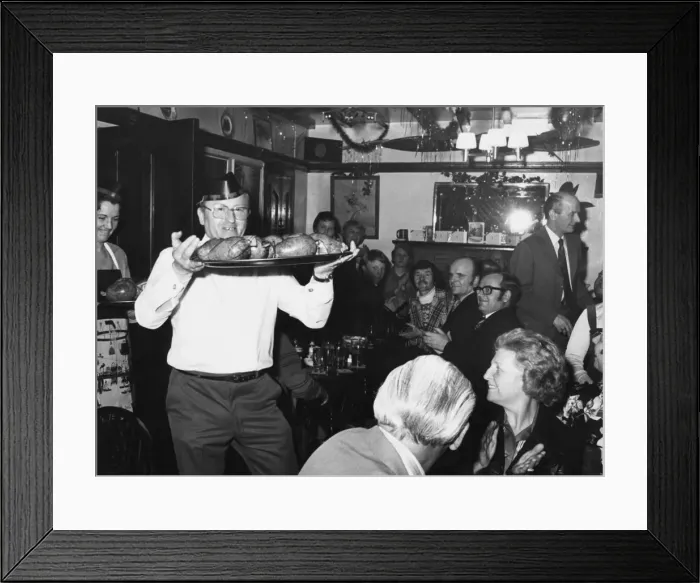 Framed Print : No not Burns Night but a hogmanay New Year Day celebrations at the R. A. F Framed Print : No not Burns Night but a hogmanay New Year Day celebrations at the R. A. F