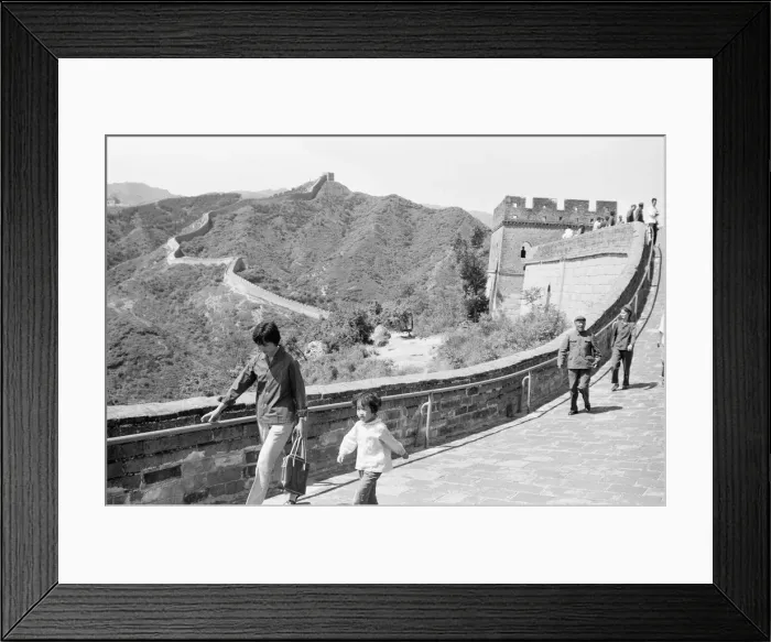 Framed Print : The Great Wall of China 24th June 1979 Framed Print : The Great Wall of China 24th June 1979