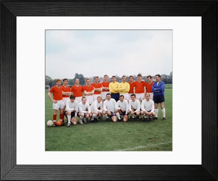 Framed Print : England team training session at Roehampton ahead of their match against Yugoslavia Framed Print : England team training session at Roehampton ahead of their match against Yugoslavia