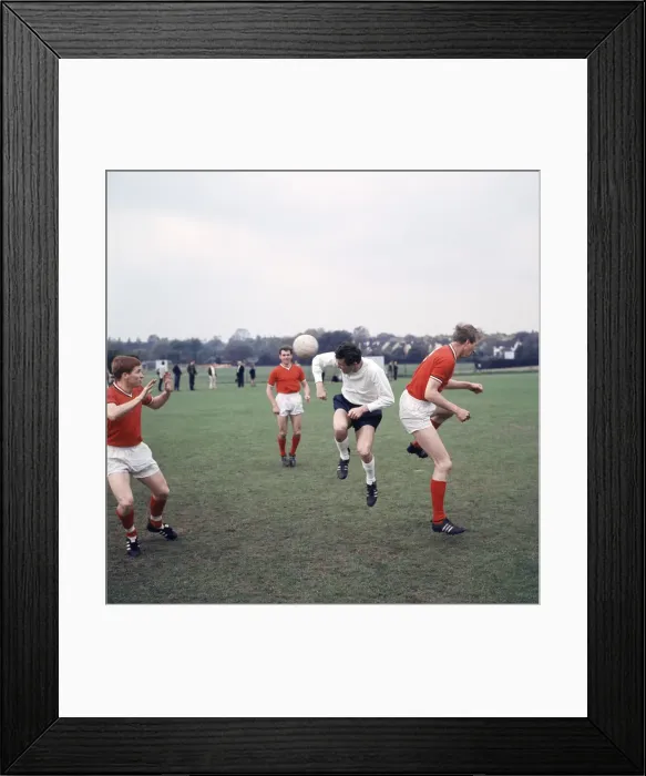 Framed Print : England team training session at Roehampton ahead of their match against Yugoslavia Framed Print : England team training session at Roehampton ahead of their match against Yugoslavia