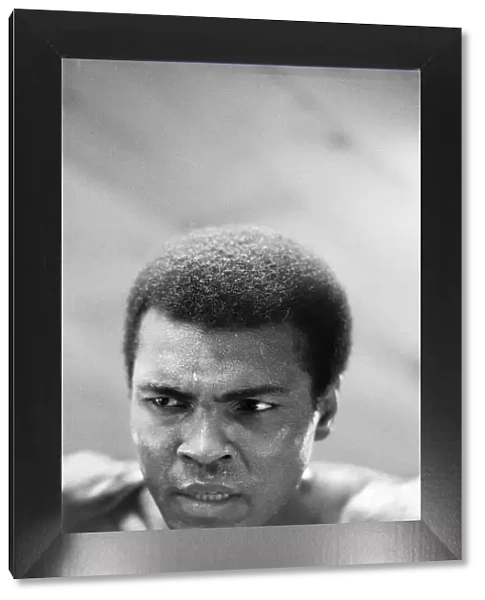Muhammad Ali training at his camp in Deer Lake Pennsylvania 22nd January 1974
