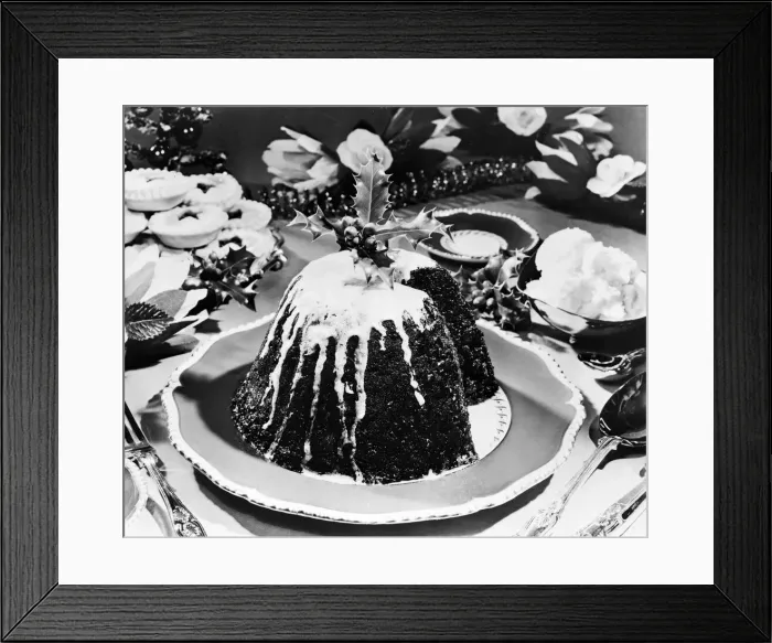 Framed Print : Christmas Pudding, Circa 1930
