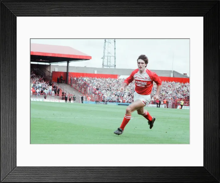 Framed Print : Middlesbrough 3-3 Sheffield United, Division Two league match at Ayresome Park