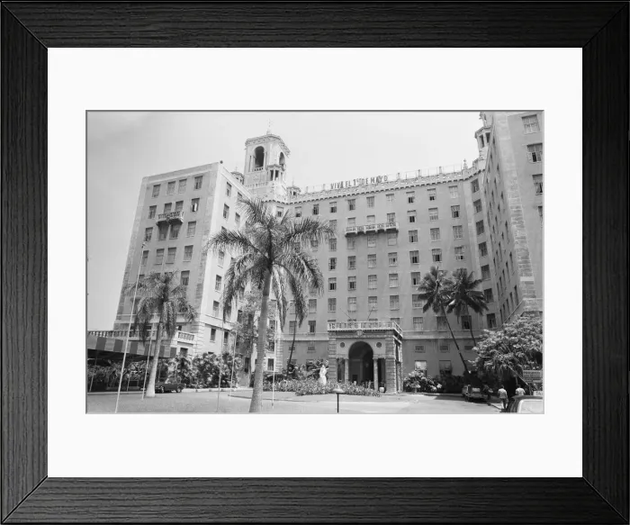 Framed Print : The Hotel Nacional de Cuba Havana, Cuba 21st May 1978 The hotel opened in 1930