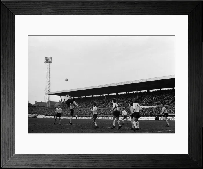Framed Print : Coventry City v Derby County, FA Cup 4th round, final score 0-0. 27th January 1974 Framed Print : Coventry City v Derby County, FA Cup 4th round, final score 0-0. 27th January 1974