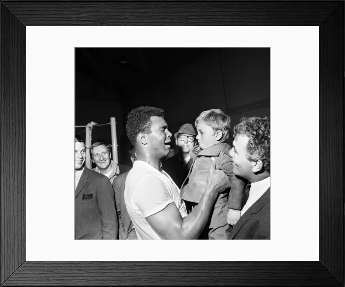 Framed Print : American world champion heavyweight boxer Muhammad Ali (formerly Cassius Clay