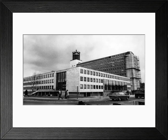 Framed Print : Newcastle Civic Centre. May 1968 Framed Print : Newcastle Civic Centre. May 1968