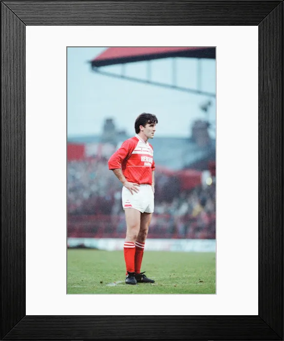 Framed Print : Middlesbrough 0-2 Leeds, Division Two league match at Ayresome Park