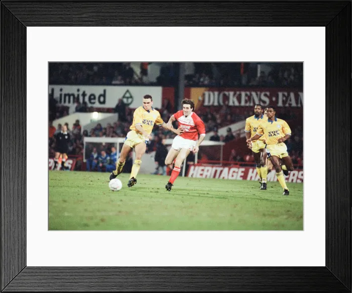 Framed Print : Middlesbrough 0-2 Leeds, Division Two league match at Ayresome Park Framed Print : Middlesbrough 0-2 Leeds, Division Two league match at Ayresome Park