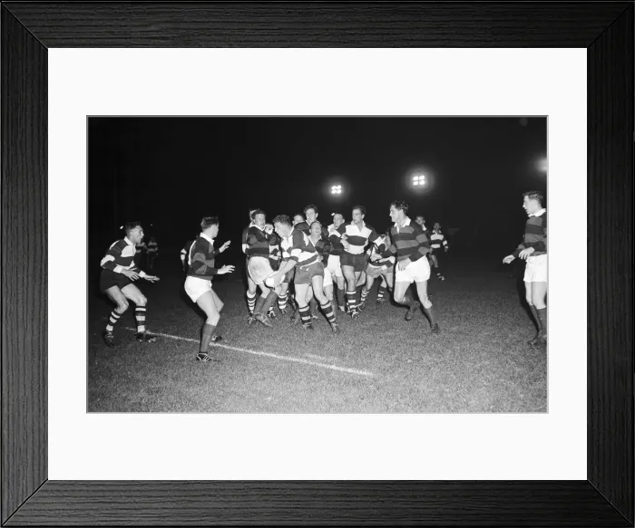 Framed Print : Coventry 16-5 Aberavon, Rugby Union match, Monday 24th September 1962 Framed Print : Coventry 16-5 Aberavon, Rugby Union match, Monday 24th September 1962