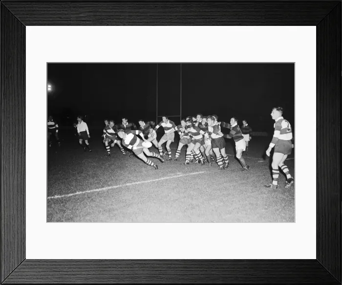 Framed Print : Coventry 16-5 Aberavon, Rugby Union match, Monday 24th September 1962 Framed Print : Coventry 16-5 Aberavon, Rugby Union match, Monday 24th September 1962