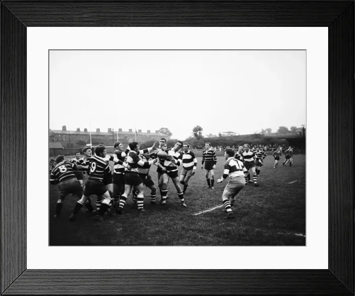 Framed Print : Nuneaton 8-31 Coventry, Rugby Union match, Wednesday 19th September 1962 Framed Print : Nuneaton 8-31 Coventry, Rugby Union match, Wednesday 19th September 1962