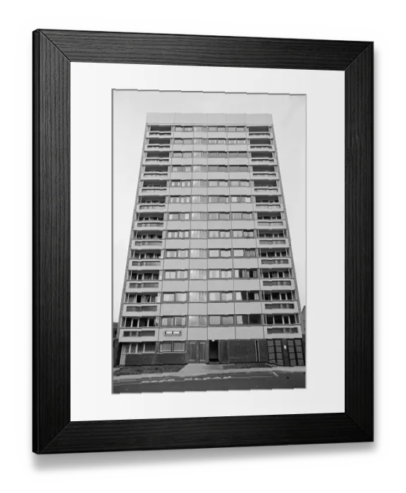 Framed Print : Housing, Birmingham, 16th September 1967