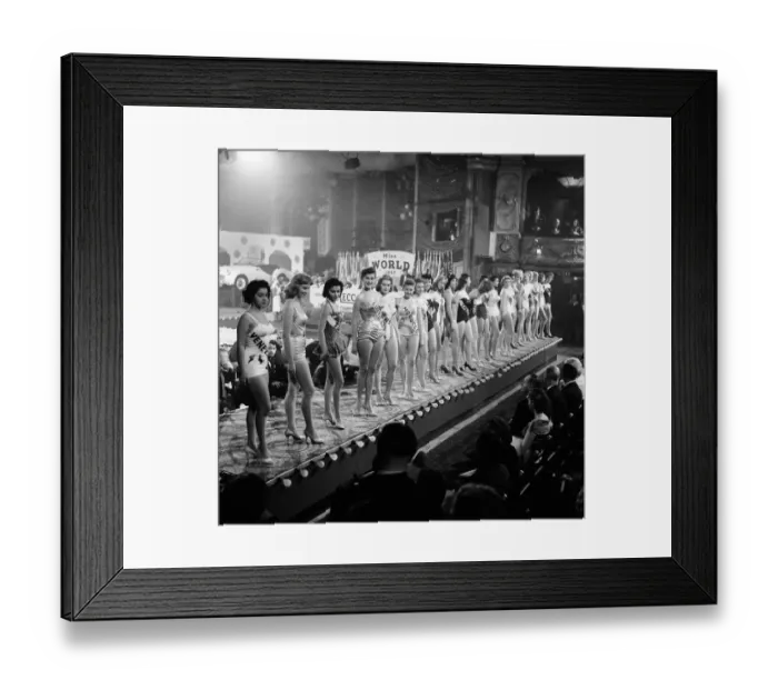 Framed Print : 18-year-old Marita Lindahl of Finland is awarded the title of MIss World 1957 Framed Print : 18-year-old Marita Lindahl of Finland is awarded the title of MIss World 1957