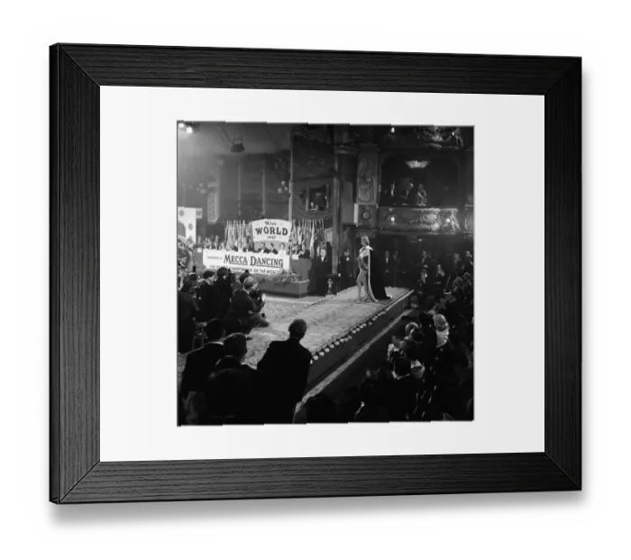 Framed Print : 18-year-old Marita Lindahl of Finland is awarded the title of MIss World 1957 Framed Print : 18-year-old Marita Lindahl of Finland is awarded the title of MIss World 1957