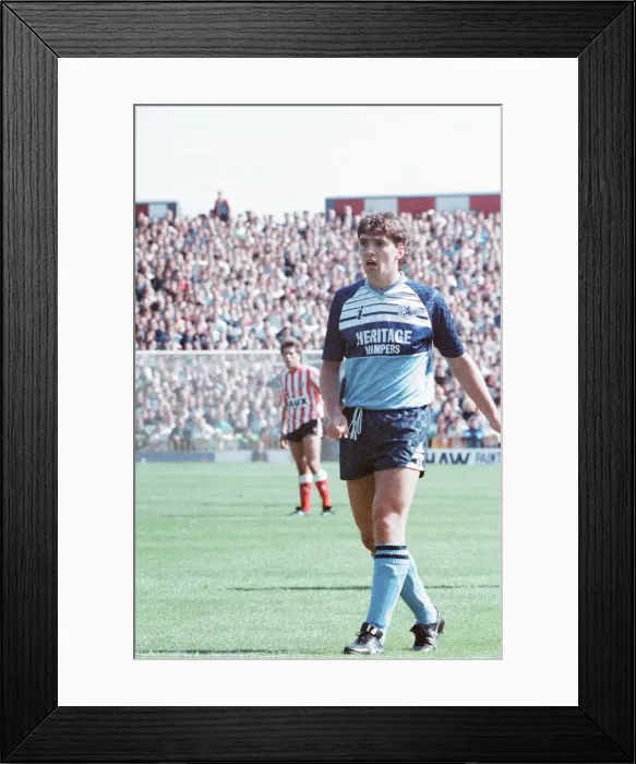 Framed Print : Sunderland 2-1 Middlesbrough, Division Two league match at Roker Park