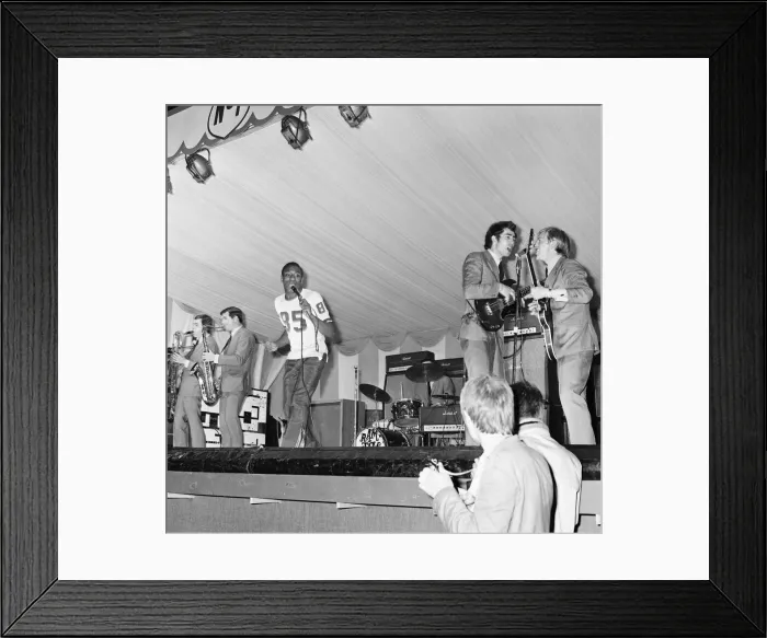 Framed Print : Geno Washington and the Ram Jam Band on stage at the 6th National Jazz Framed Print : Geno Washington and the Ram Jam Band on stage at the 6th National Jazz