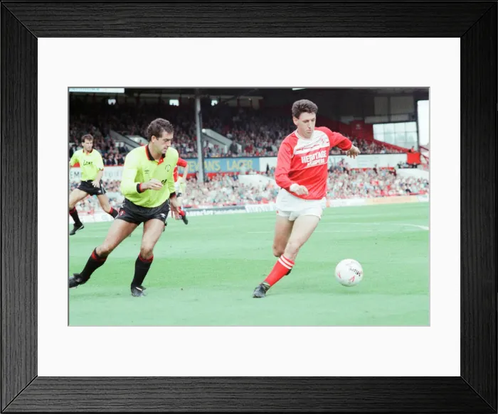 Framed Print : Middlesbrough 3-3 Sheffield United, Division Two league match at Ayresome Park