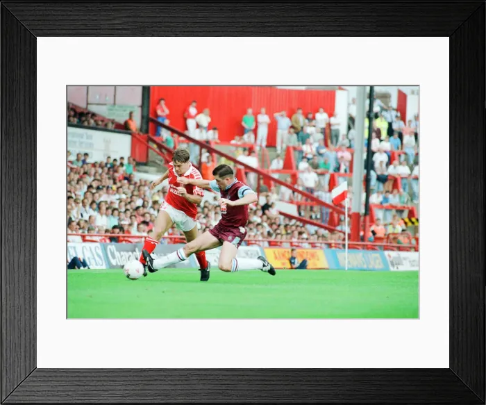 Framed Print : Middlesbrough 0-0 West Ham, Division Two league match at Ayresome Park Framed Print : Middlesbrough 0-0 West Ham, Division Two league match at Ayresome Park