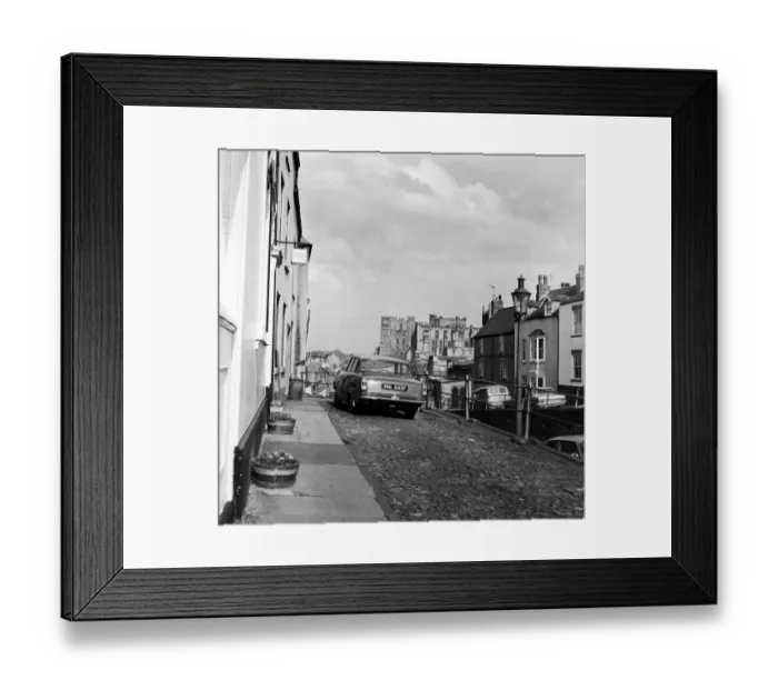 Framed Print : General view of Durham City, with Durham Castle in the background, County Durham Framed Print : General view of Durham City, with Durham Castle in the background, County Durham