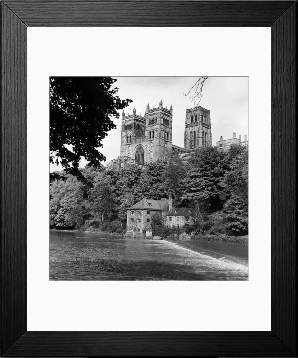 Framed Print : Durham City, County Durham. Durham Cathedral and the River Wear. 24th May 1969 Framed Print : Durham City, County Durham. Durham Cathedral and the River Wear. 24th May 1969