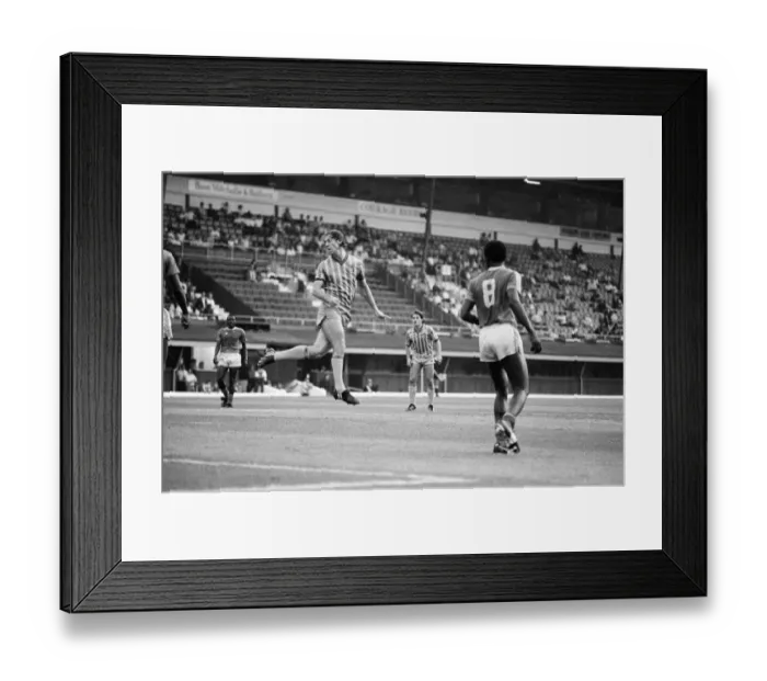 Framed Print : Coventry City v Zimbabwe, Pre Season Friendly at Highfield Road, Friday 19th August 1983 Framed Print : Coventry City v Zimbabwe, Pre Season Friendly at Highfield Road, Friday 19th August 1983
