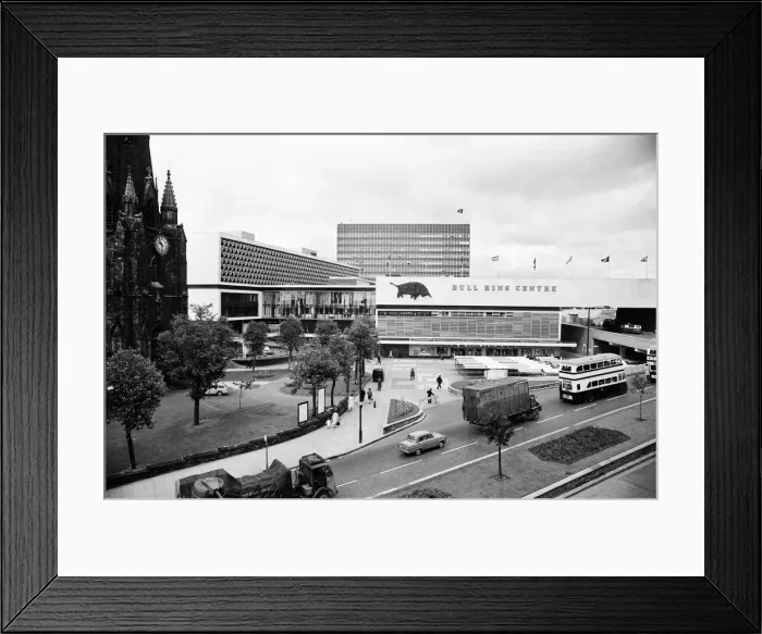 Framed Print : Bull Ring Shopping Centre, Birmingham, 10th June 1964 Framed Print : Bull Ring Shopping Centre, Birmingham, 10th June 1964
